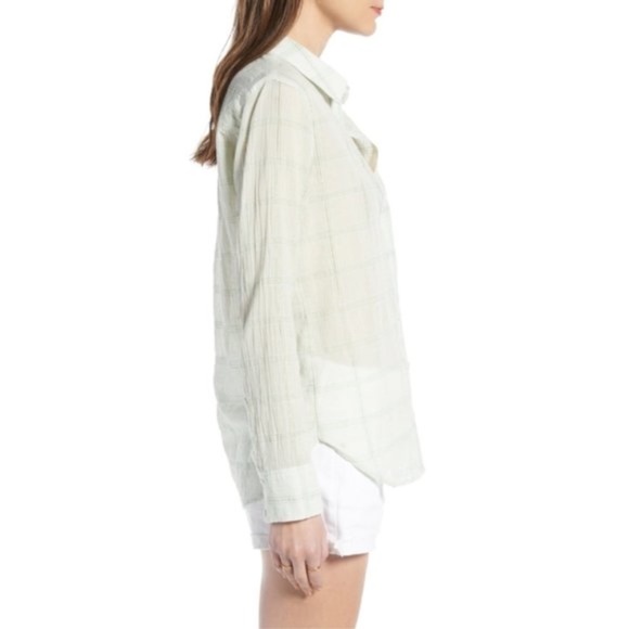 Treasure & Bond Plaid Boyfriend Shirt - Picture 1 of 7